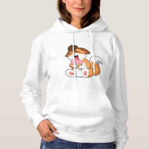 Fox with Strawberry Ice cream Hoodie