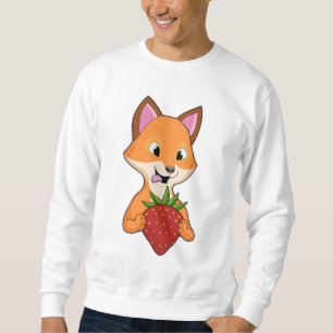 Fox with Strawberry Sweatshirt
