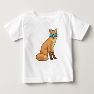 Fox with Sunglasses Baby T-Shirt