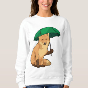 Fox with Umbrella Sweatshirt