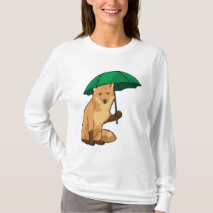 Fox with Umbrella T-Shirt