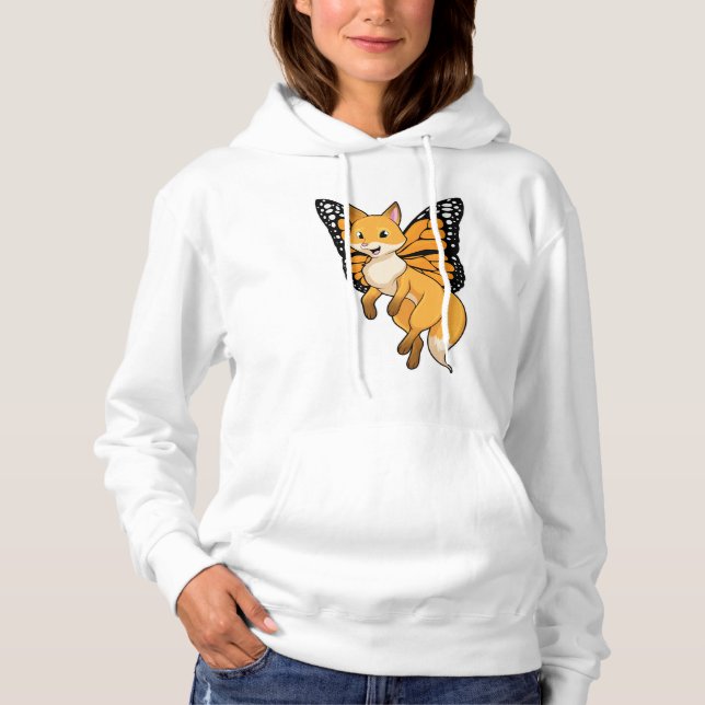 Fox with Wing Hoodie (Front)