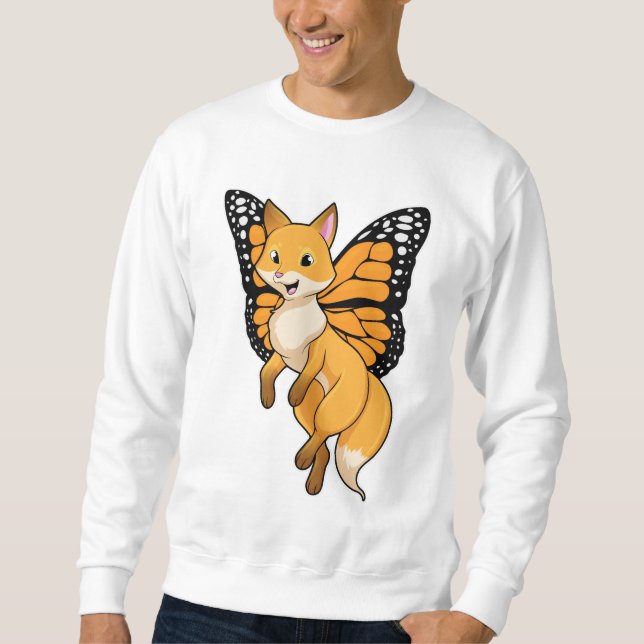Fox with Wing Sweatshirt (Front)