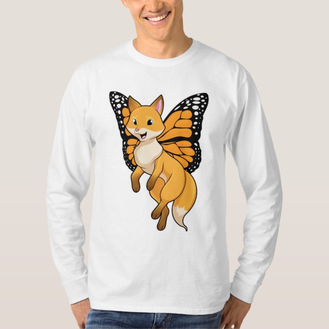 Fox with Wing T-Shirt (Front)