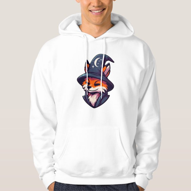 Fox Wizard - Magic Fantasy Hoodie (Front)