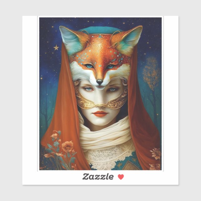 Fox Woman Surreal Fantasy Art (Sheet)