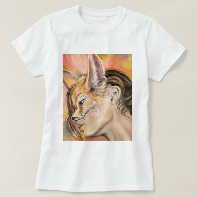 Fox Woman T-Shirt (Design Front)