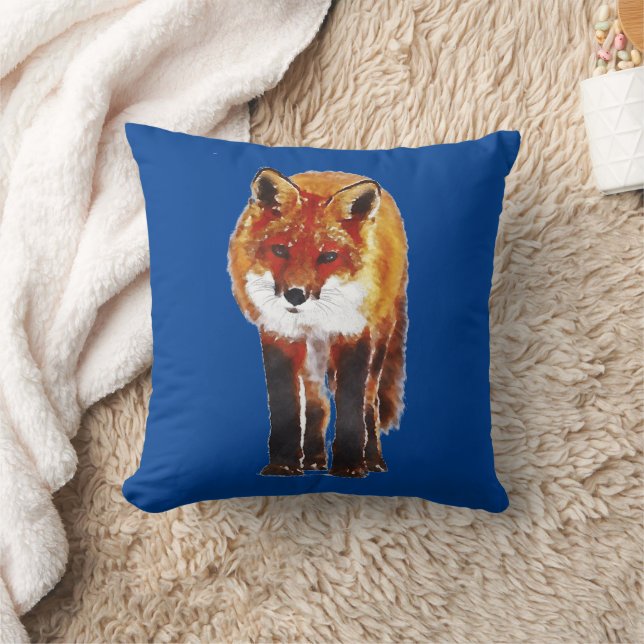 FOX WOODLAND ANIMAL PILLOW (Blanket)