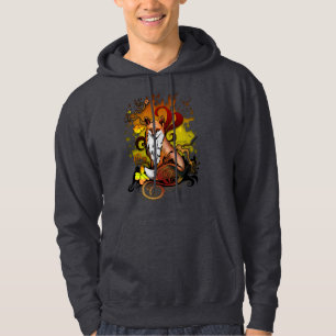 Fox Woodland Men’s Hoodie in Cosy Autumn Forest