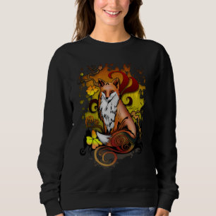 Fox Woodland Women’s Sweatshirt in Cosy Autumn