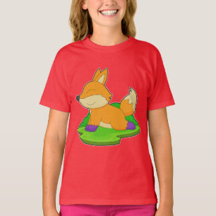 Fox Yoga Fitness Gymnastics T-Shirt