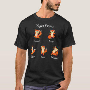 Fox Yoga Zen Fox Yoga Pose Meditation Men Women Ki T-Shirt