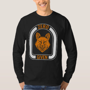 Fox Zero Fox Given Tee Animal Mammal Nature Wildl