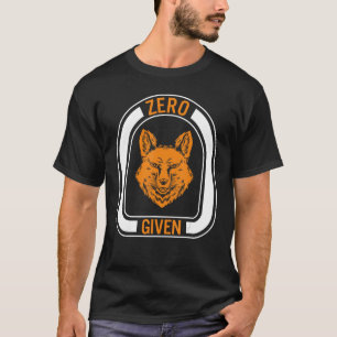 Fox Zero Fox Given Tee Animal Mammal Nature Wildl