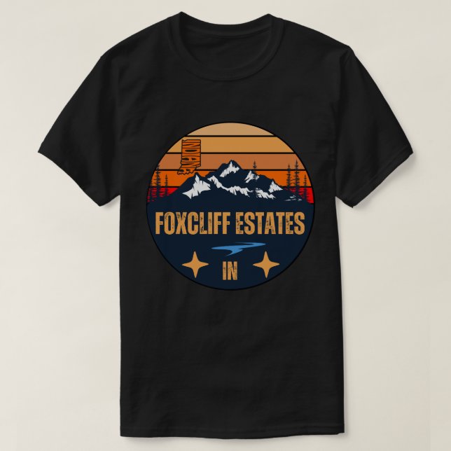 Foxcliff Estates, Indiana T-Shirt (Design Front)
