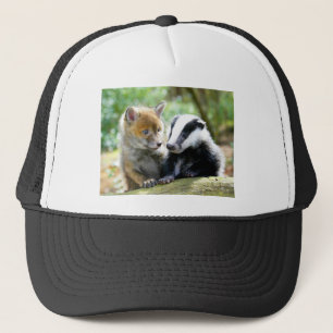 Foxcub & Badger Cute! Trucker Hat
