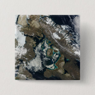 Foxe Basin, Northern Canada 15 Cm Square Badge