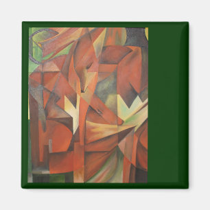 Foxes -  Homage to Franz Marc (1913) Magnet
