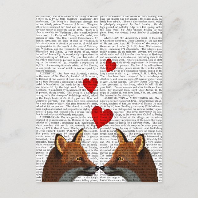 Foxes in Love Postcard (Front)