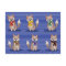 Foxes in Scarves Postcards