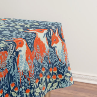 Foxes in the Meadow Tablecloth