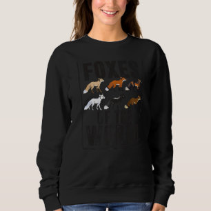 Foxes Of The World Animal For Men Women Furry Sweatshirt