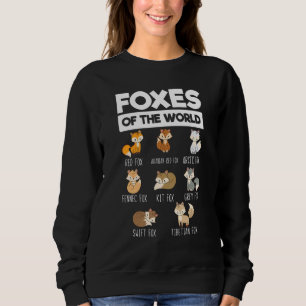 Foxes of the World & Educational Fox Sweatshirt