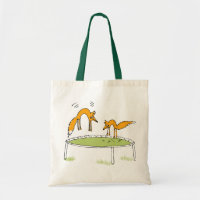 Foxes on Trampoline Bag