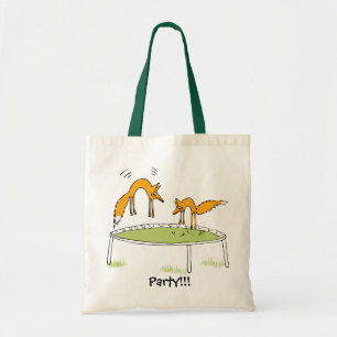 Foxes on Trampoline Bag