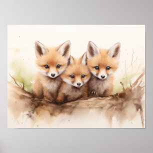 Foxes Poster