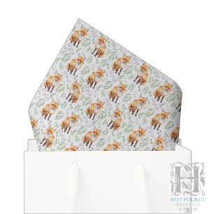 Foxes Tissue Paper