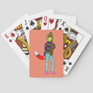 foxgirl playing cards