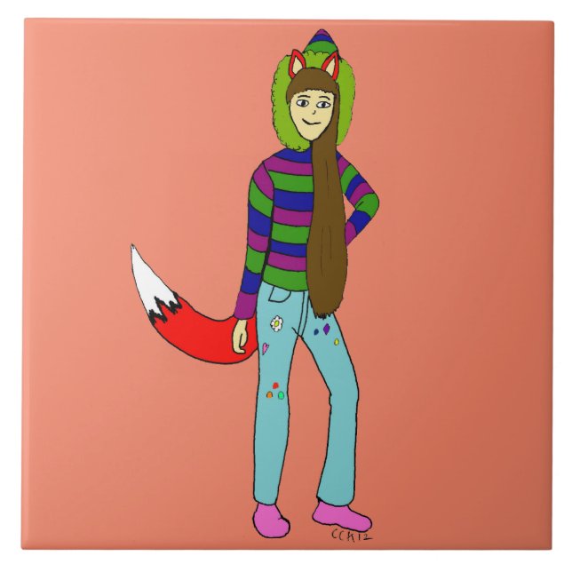 foxgirl  tile (Front)