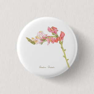 Foxglove 3 cm round badge