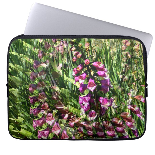 Foxglove Love..... Laptop Sleeve (Front)