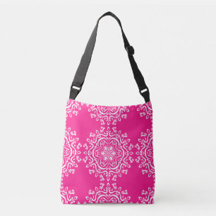 Foxglove Mandala Crossbody Bag