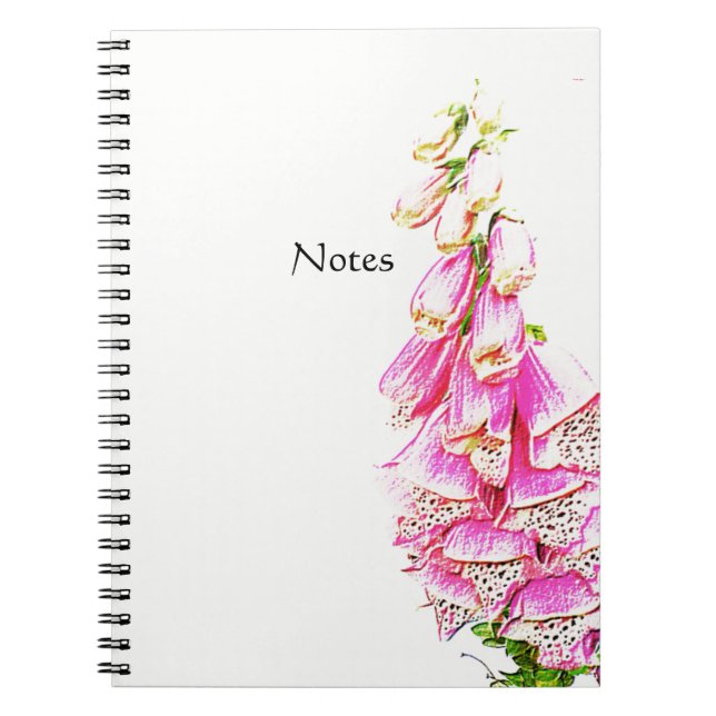 Foxglove Print Notebook (Front)