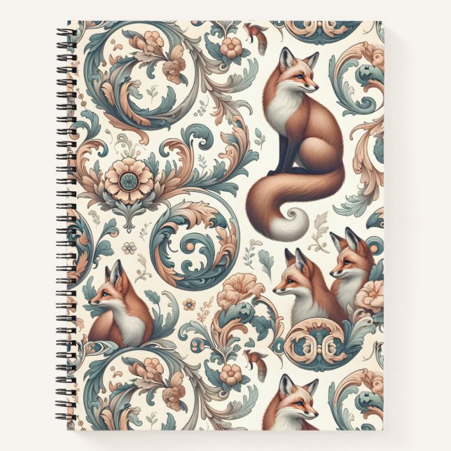 Foxglove Whispers: Victorian Elegance in Nature's  Notebook (Front)