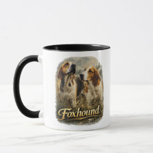 Foxhound Portrait – Noble Hunting Dog Mug