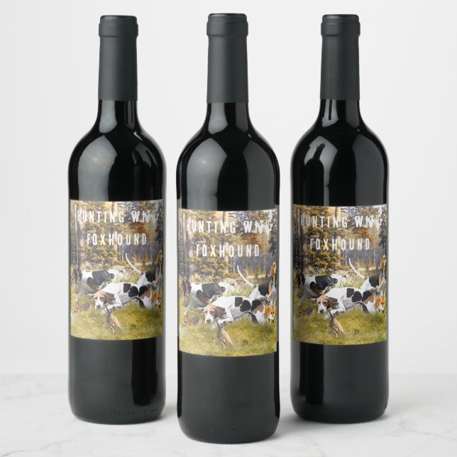 Foxhound  wine label (Bottles)