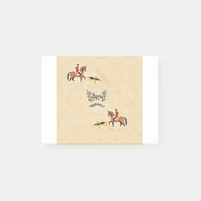 foxhunter fox and hound post-it notes (Front)