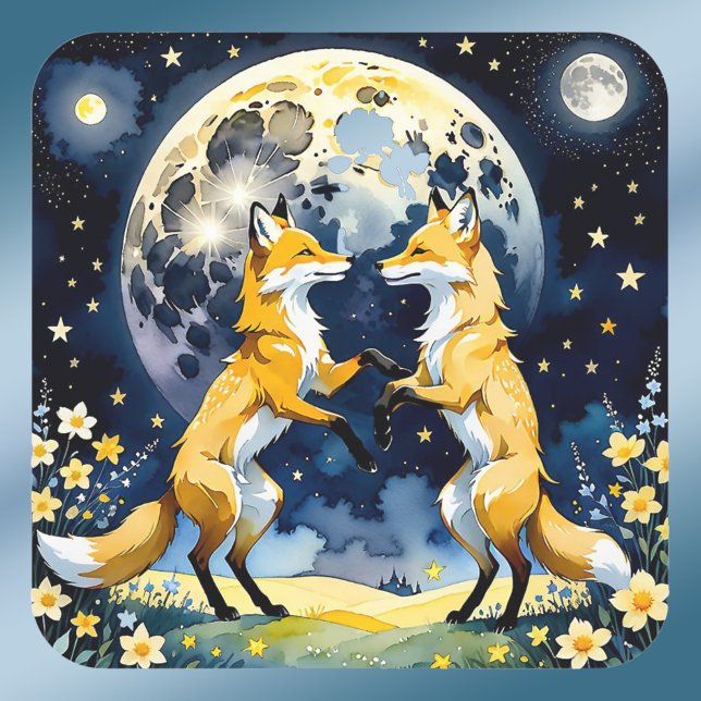 Foxtrot by Moonlight Square Sticker (Creator Uploaded)