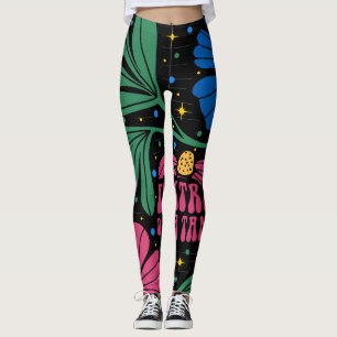 Foxtrot Delta Tango Flower Boho Leggings