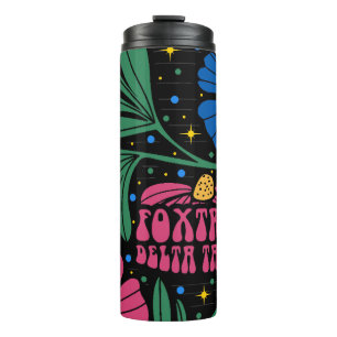Foxtrot Delta Tango Flower Boho Thermal Tumbler