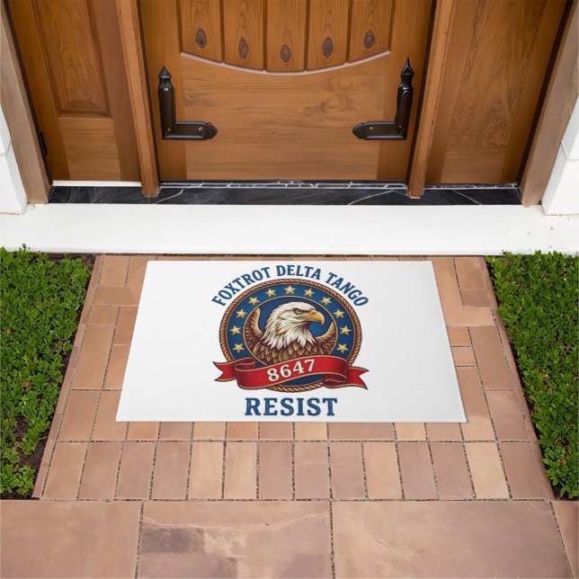 Foxtrot Delta Tango Resist Doormat (Outdoor)