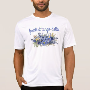 Foxtrot Tango Delta Groovy Retro Funny ,foxtrot de T-Shirt