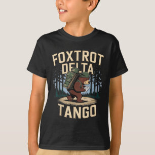 Foxtrots Deltas Tangos Funny Resist Bear  T-Shirt