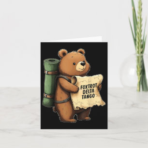 Foxtrots Deltas Tangos National Parks Resist Bear Card