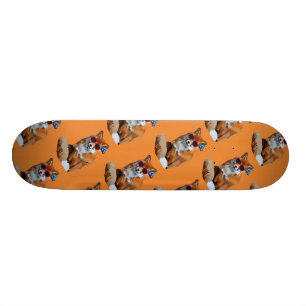Foxy  Art Skateboard 19.7cm, Fancy Fox