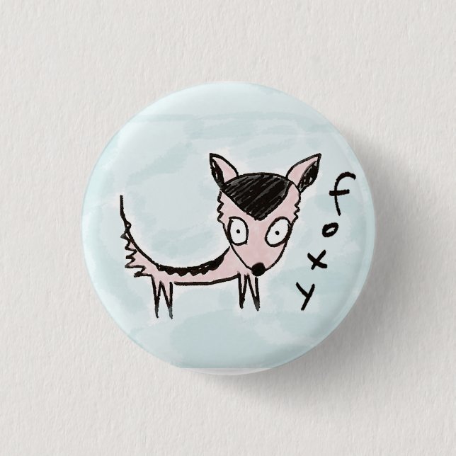 foxy button (Front)